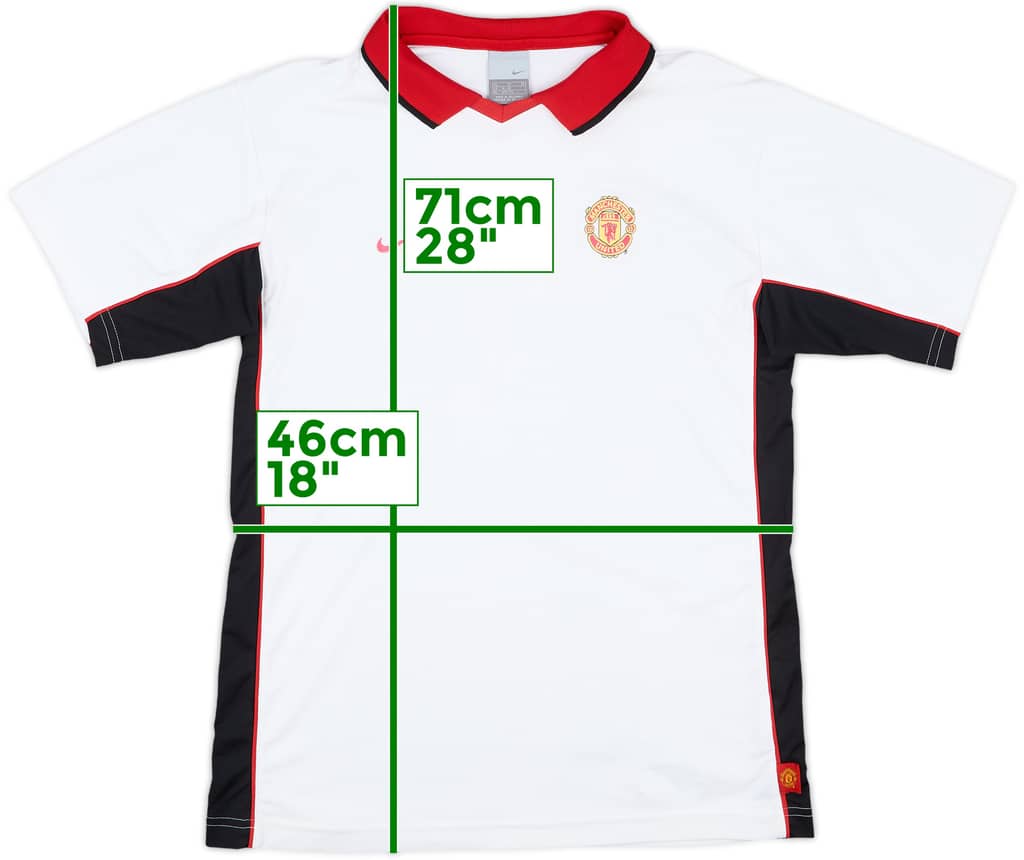 2004-05 Manchester United Nike Polo Shirt - 8/10 - (XL.Boys)