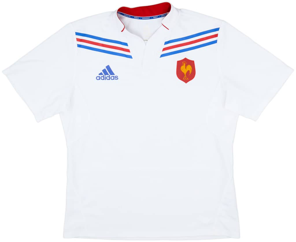 2012-13 France Rugby Home Shirt - 9/10 - (XL)