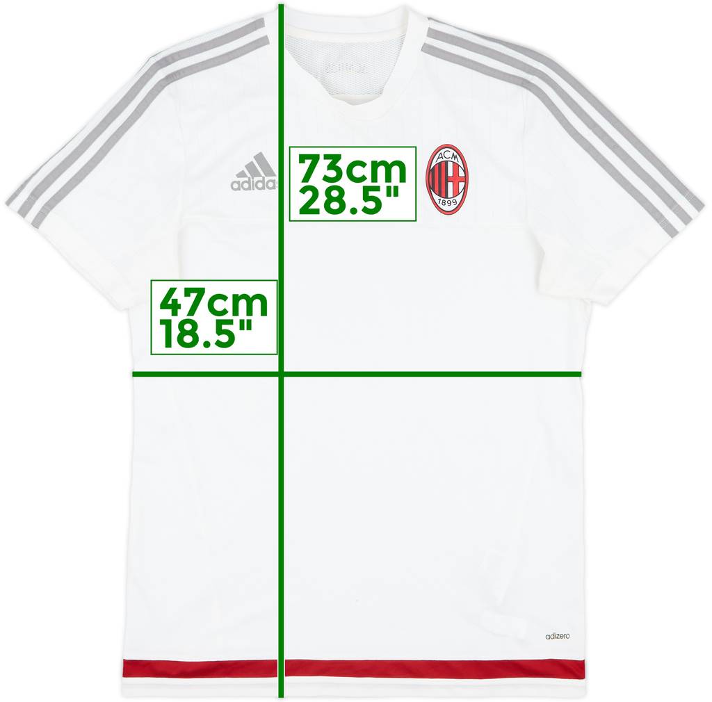 2015-16 AC Milan adizero Training Shirt - 5/10 - (M)