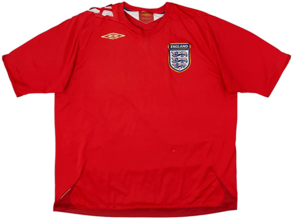 2006-08 England Away Shirt - 4/10 - (XL)