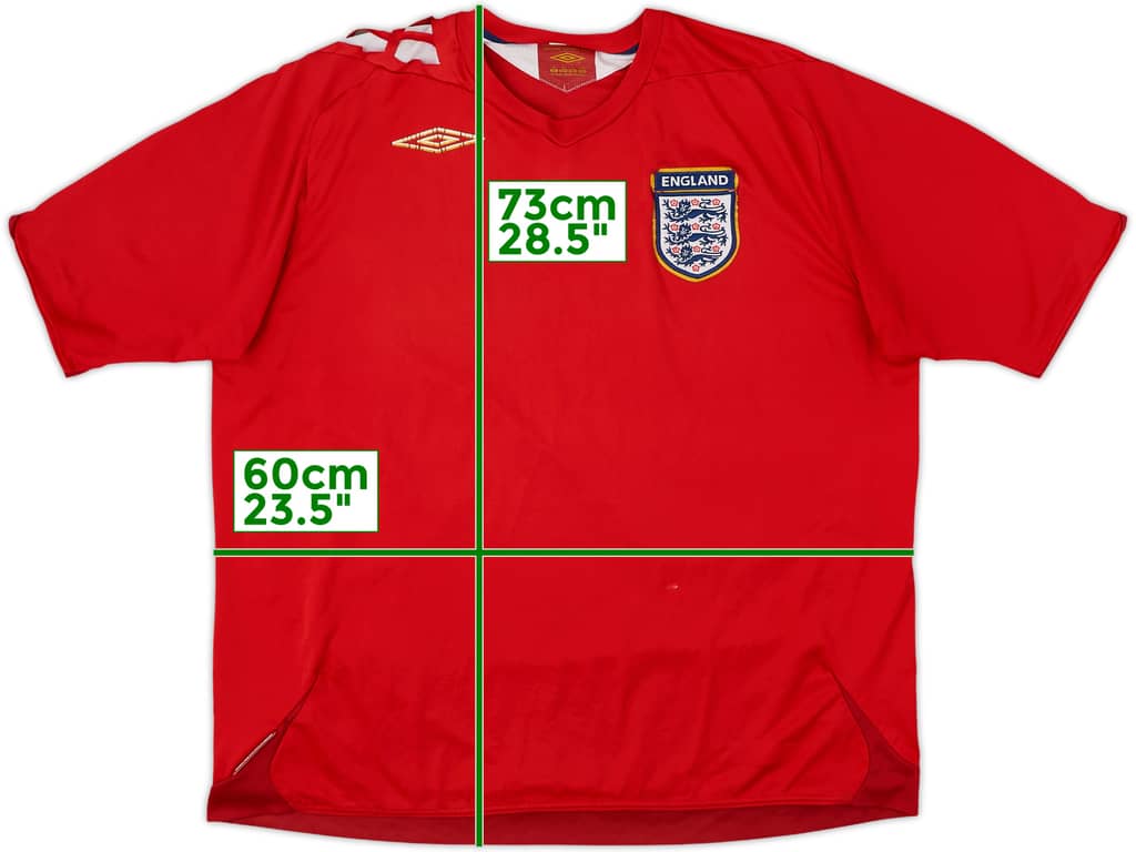 2006-08 England Away Shirt - 4/10 - (XL)