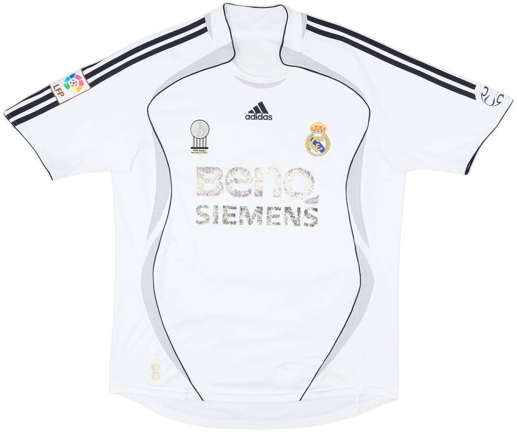 2006-07 Real Madrid Home Shirt - 4/10 - (L)