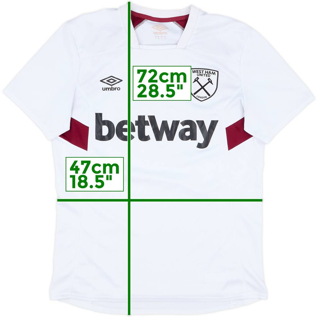 2016-17 West Ham Umbro Training Shirt - 7/10 - (M)
