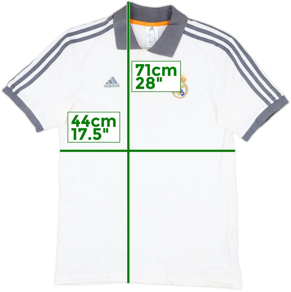 2013-14 Real Madrid adidas Polo Shirt - 6/10 - (S)