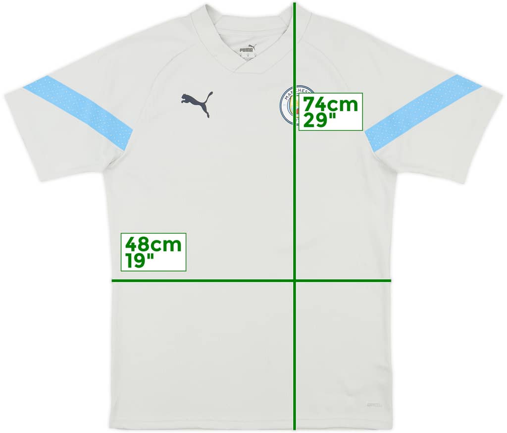 2022-23 Manchester City Puma Training Shirt - 8/10 - (M)