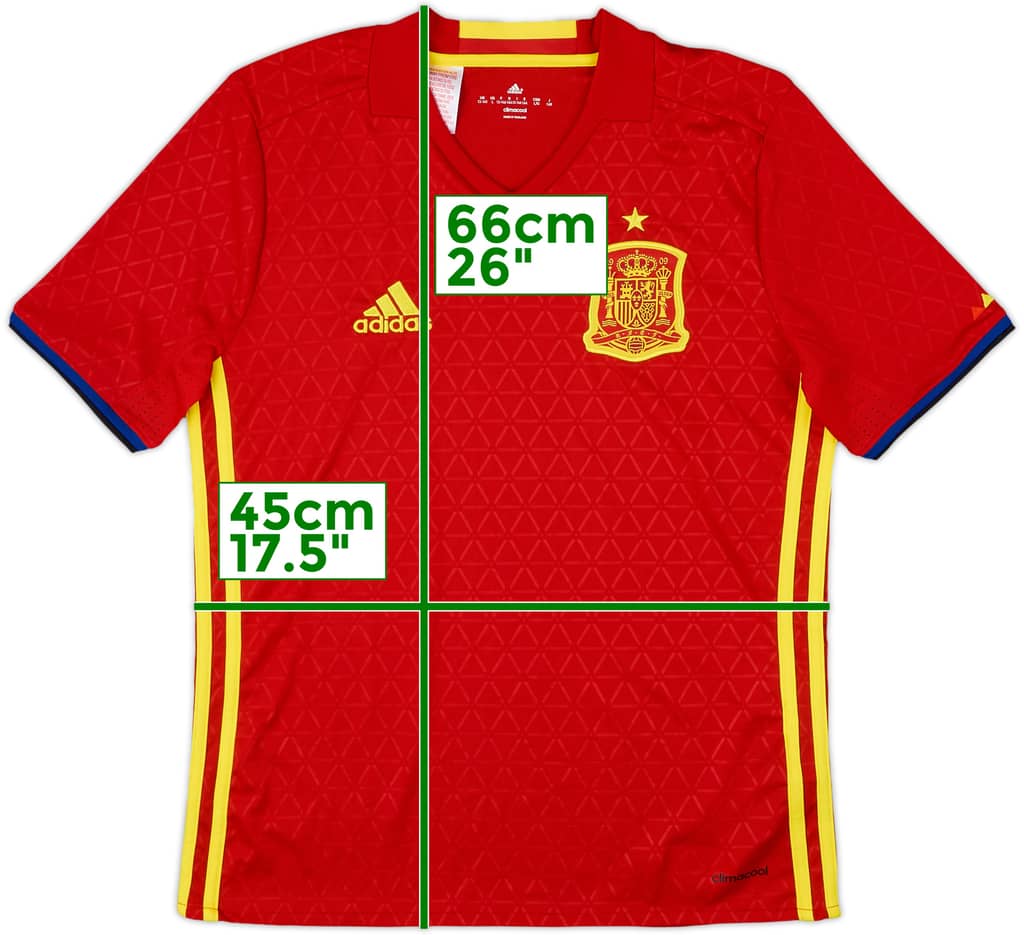 2016-17 Spain Home Shirt - 10/10 - (L.Boys)