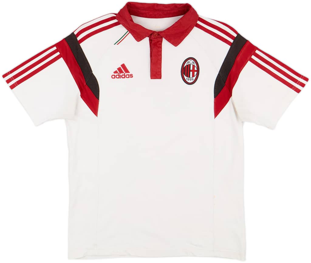2014-15 AC Milan adidas Polo Shirt - 6/10 - (S)