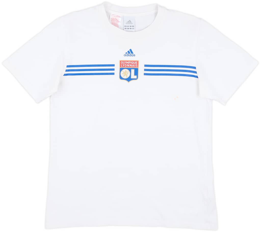 2010-11 Lyon adidas Cotton Tee - 7/10 - (XL.Boys)