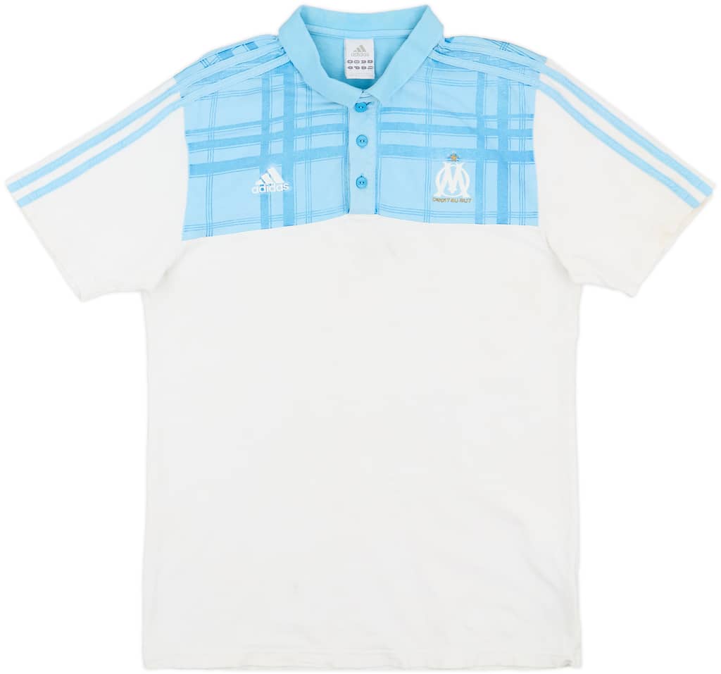 2010-11 Olympique Marseille adidas Polo Shirt - 6/10 - (M)