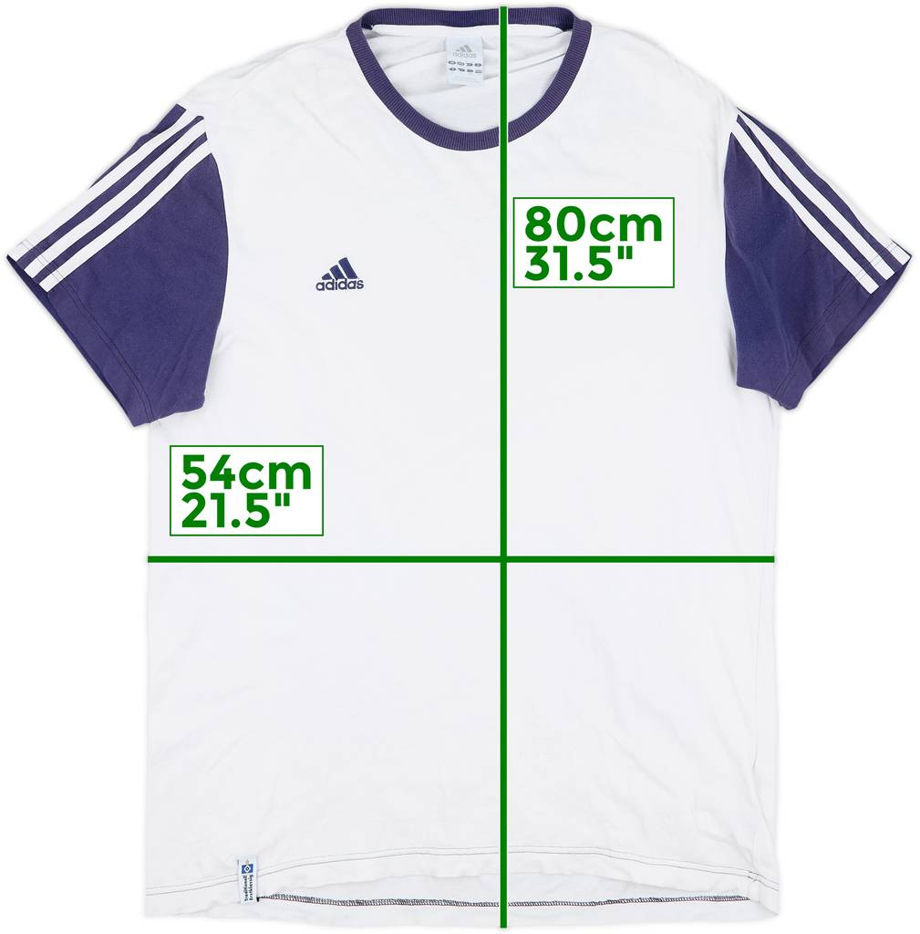 2010-11 Hamburg adidas Cotton Tee - 7/10 - (L)