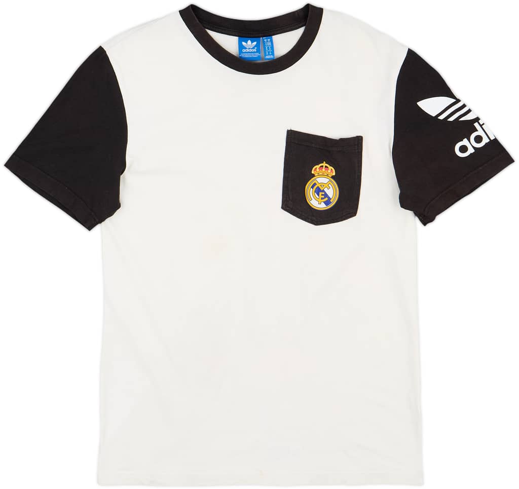 2015-16 Real Madrid adidas Cotton Tee - 6/10 - (M)