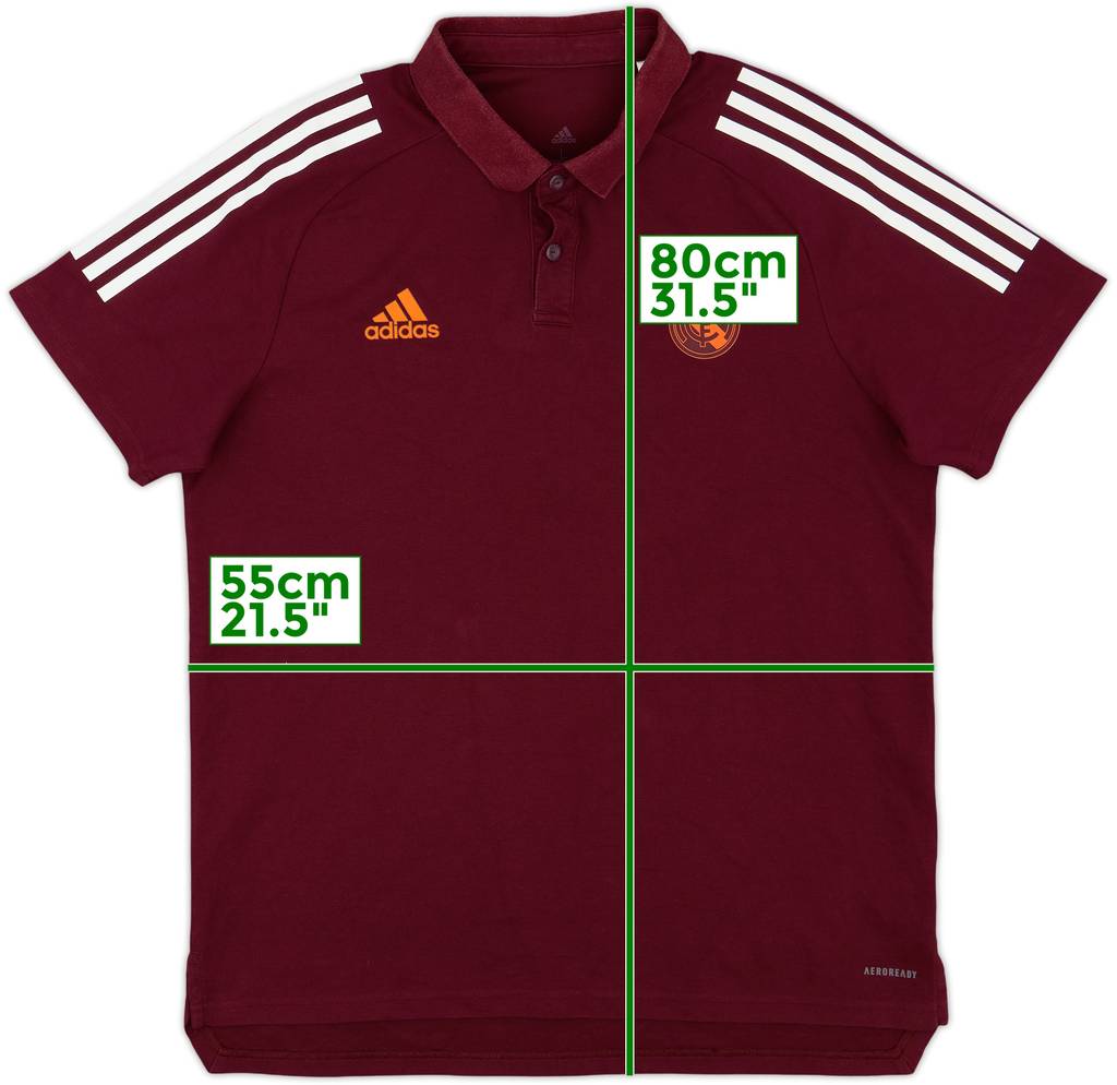 2020-21 Real Madrid adidas Polo Shirt - 9/10 - (L)