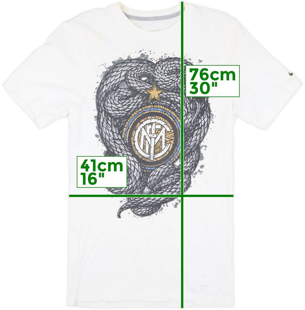 2011-12 Inter Milan Nike Graphic Tee - 5/10 - (S)