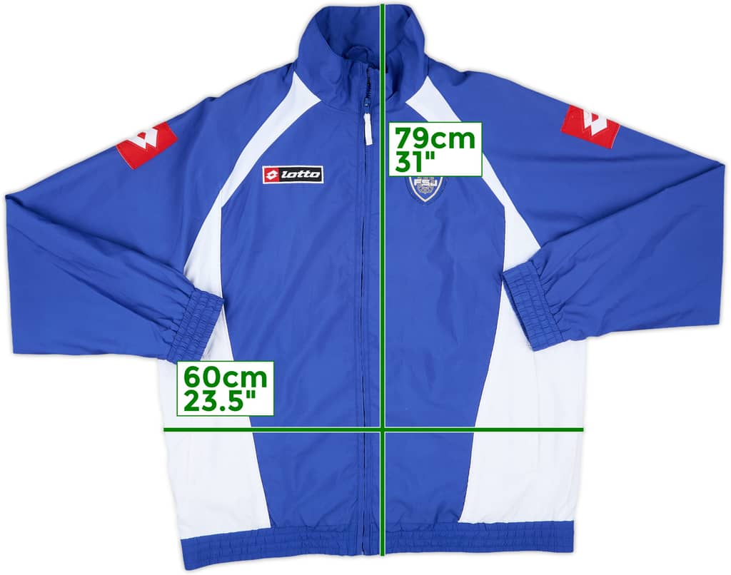 2002-03 Yugoslavia Lotto Track Jacket - 9/10 - (M/L)