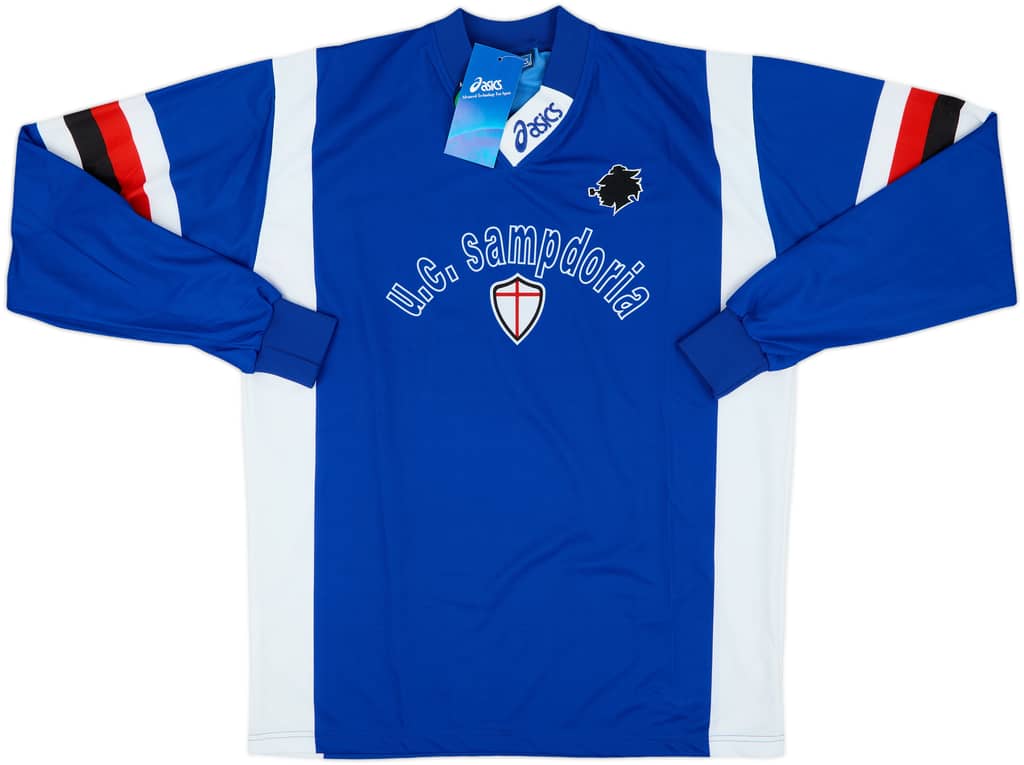1996-97 Sampdoria Asics Training L/S Shirt (XL)