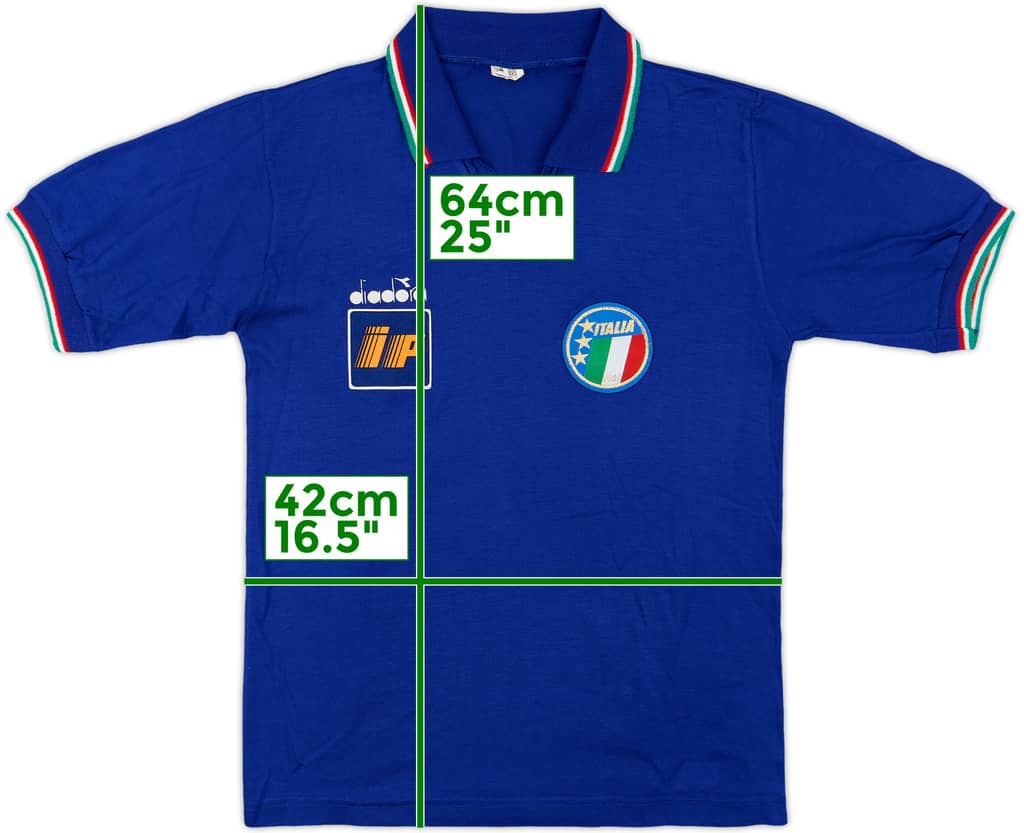 1986-90 Italy Home Shirt - 8/10 - (M.Boys)