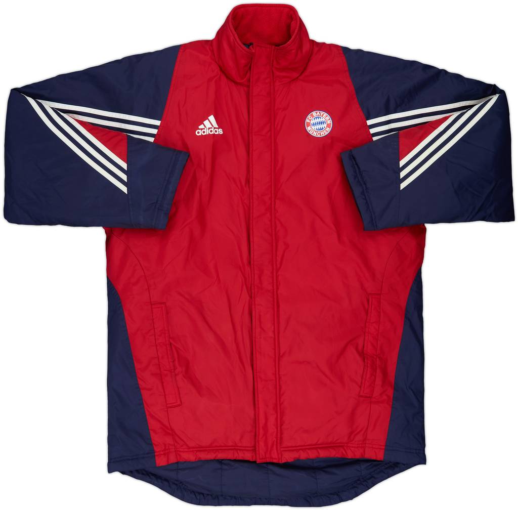 2003-04 Bayern Munich adidas Padded Bench Coat - 8/10 - (XL)
