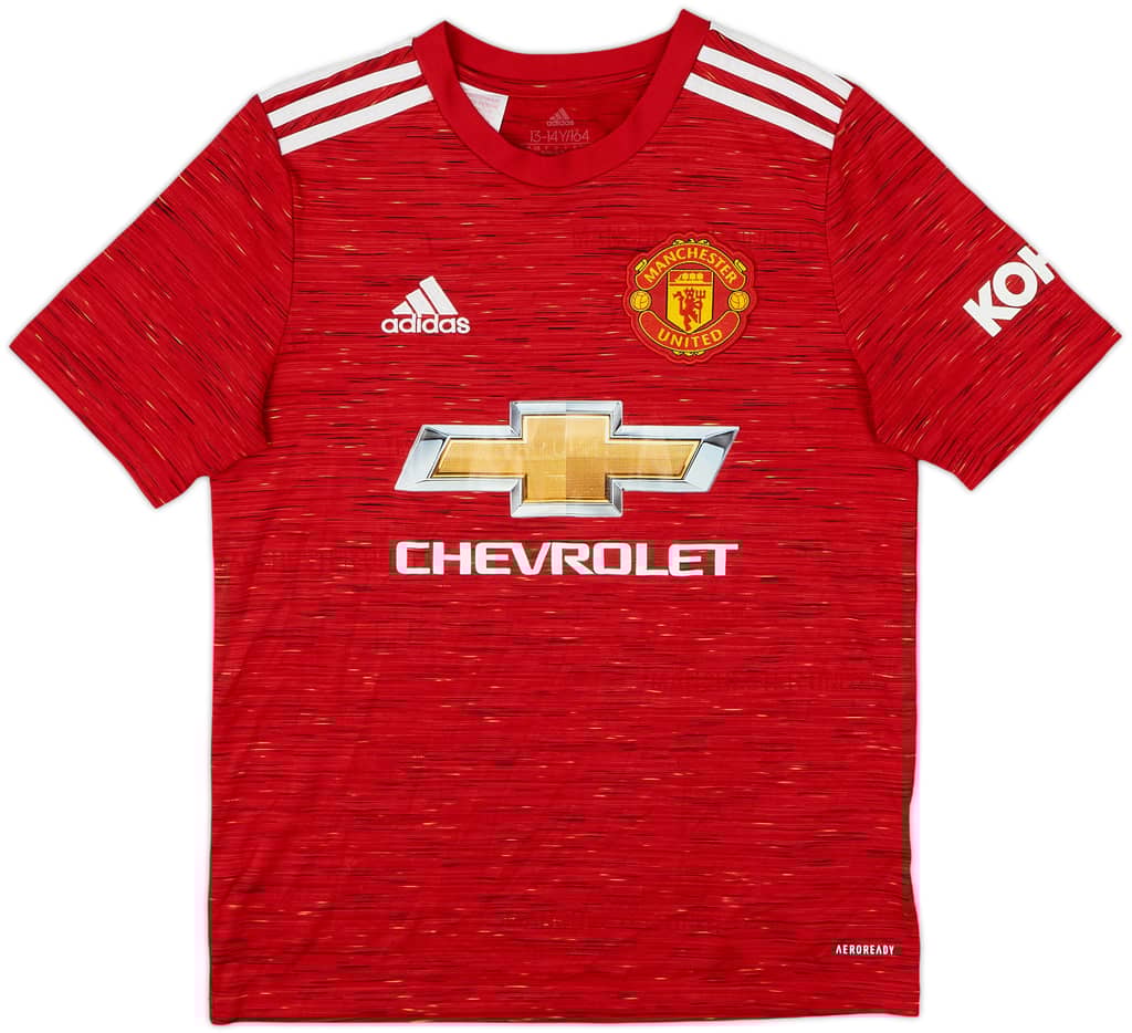 2020-21 Manchester United Home Shirt - 6/10 - (L.Boys)