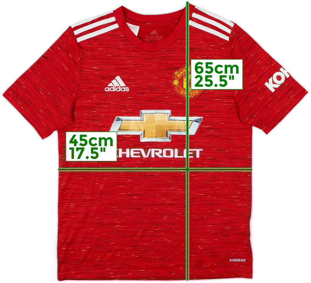 2020-21 Manchester United Home Shirt - 6/10 - (L.Boys)