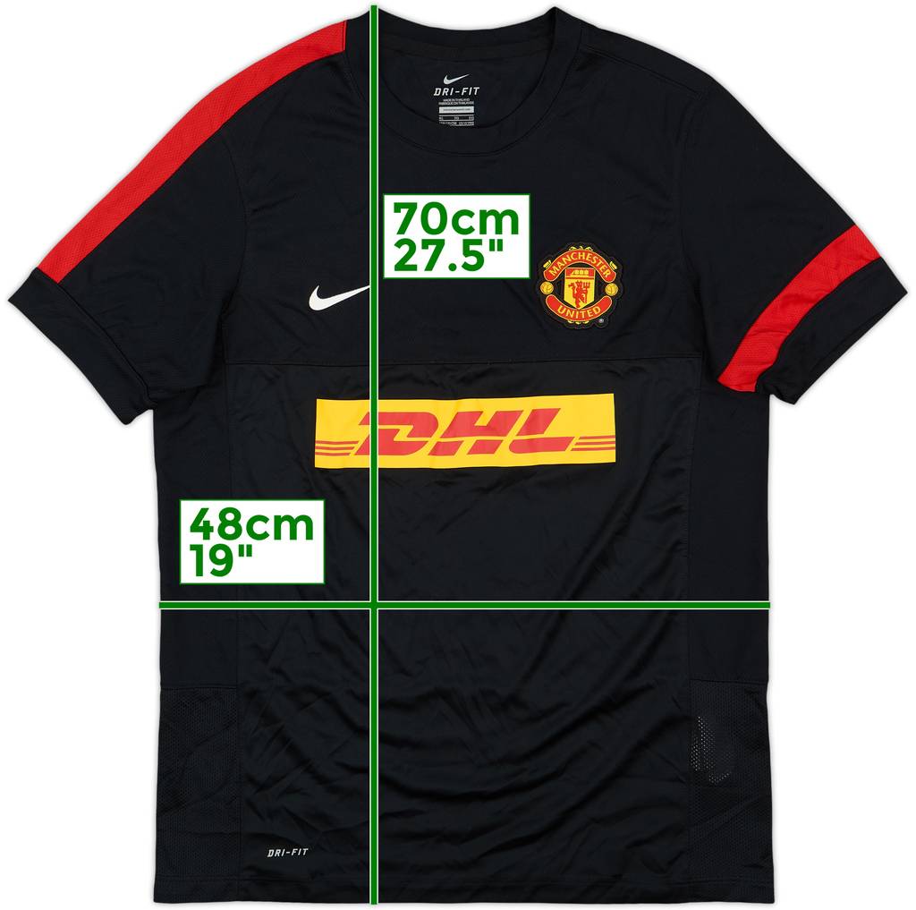 2012-13 Manchester United Nike Training Shirt - 10/10 - (XL.Boys)