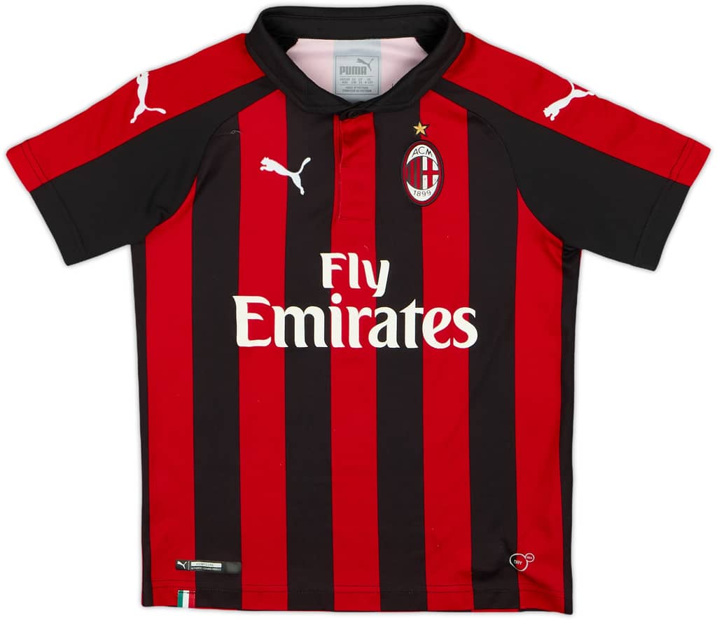 2018-19 AC Milan Home Shirt - 7/10 - (S.Boys)