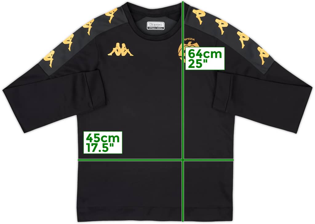 2023-24 Spezia Kappa Sweat Top - 8/10 - (L.Boys)