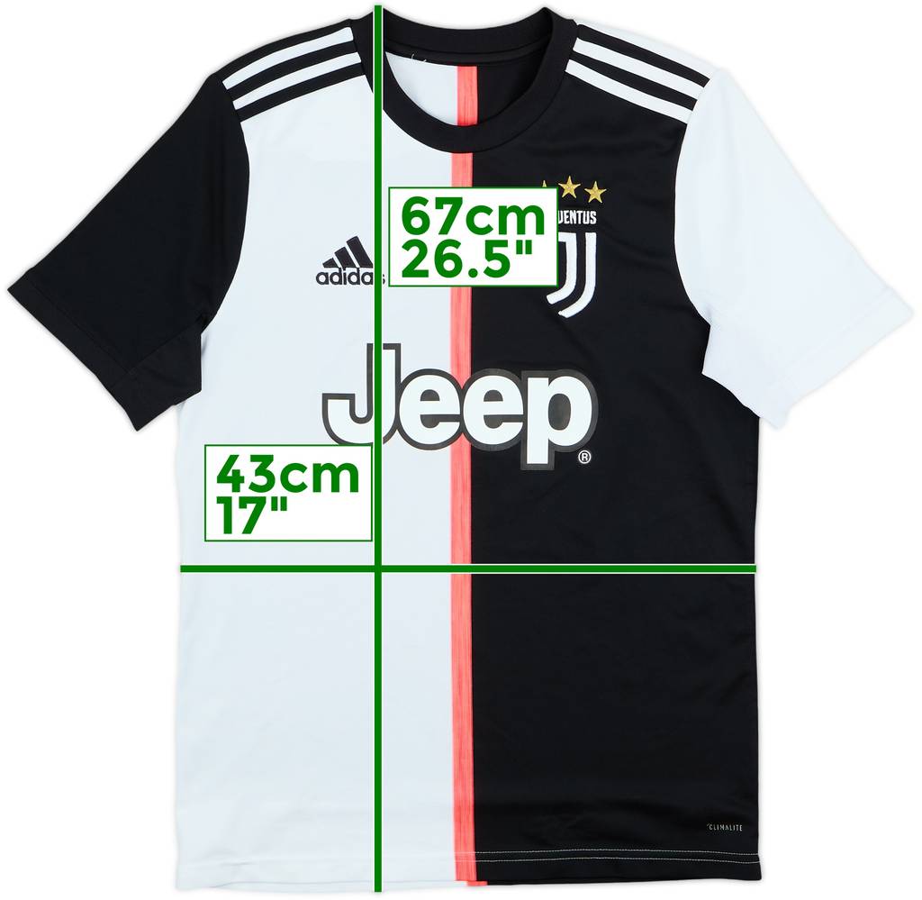 2019-20 Juventus Home Shirt - 8/10 - (L.Boys)