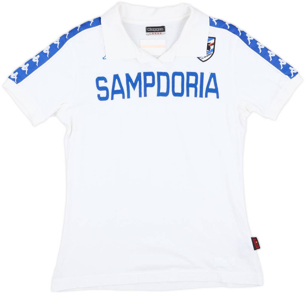 2013-14 Sampdoria Kappa Polo Shirt - 8/10 - (L.Boys)