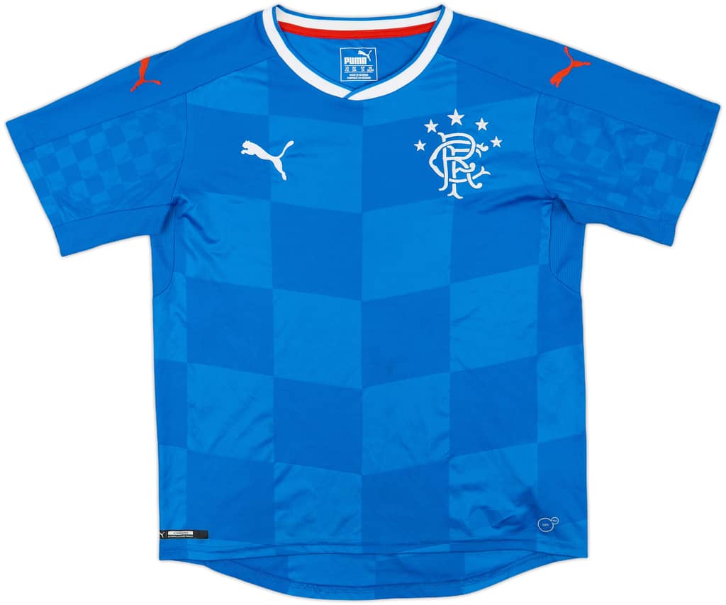 2016-18 Rangers Home Shirt - 10/10 - (XL.Boys)