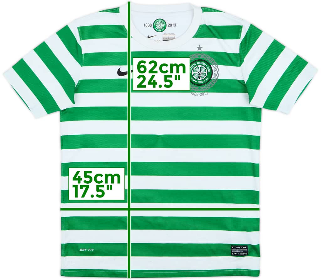 2012-13 Celtic '125th Anniversary' Home Shirt - 7/10 - (L.Boys)