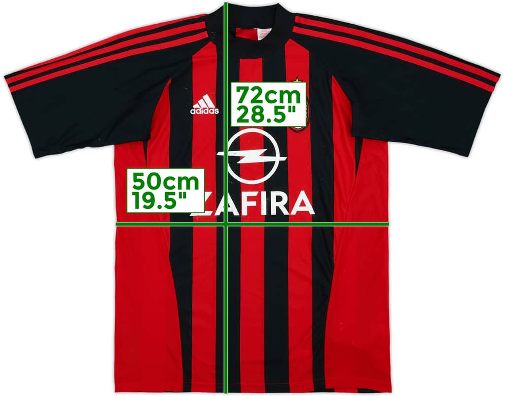 2005-06 AC Milan Home Shirt - 5/10 - (XL.Boys)