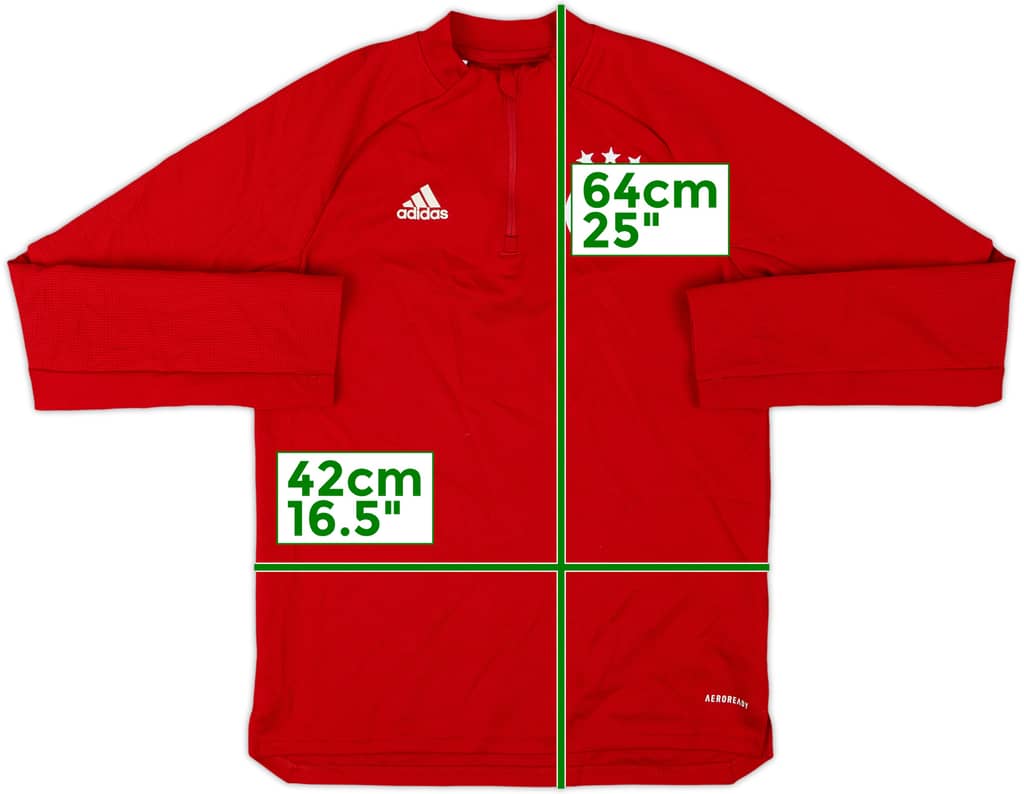 2020-21 Ajax adidas 1/4 Zip Drill Top - 8/10 - (M.Boys)