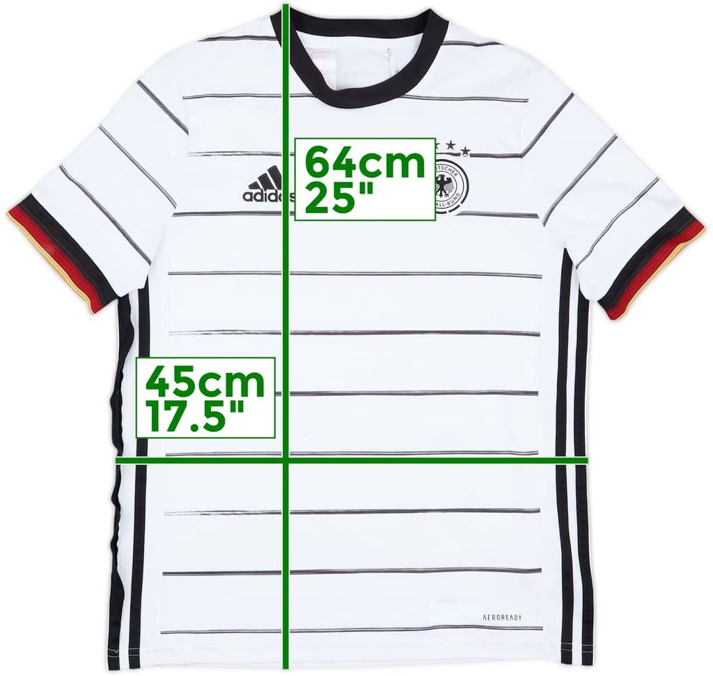 2020-21 Germany Home Shirt - 8/10 - (L.Boys)