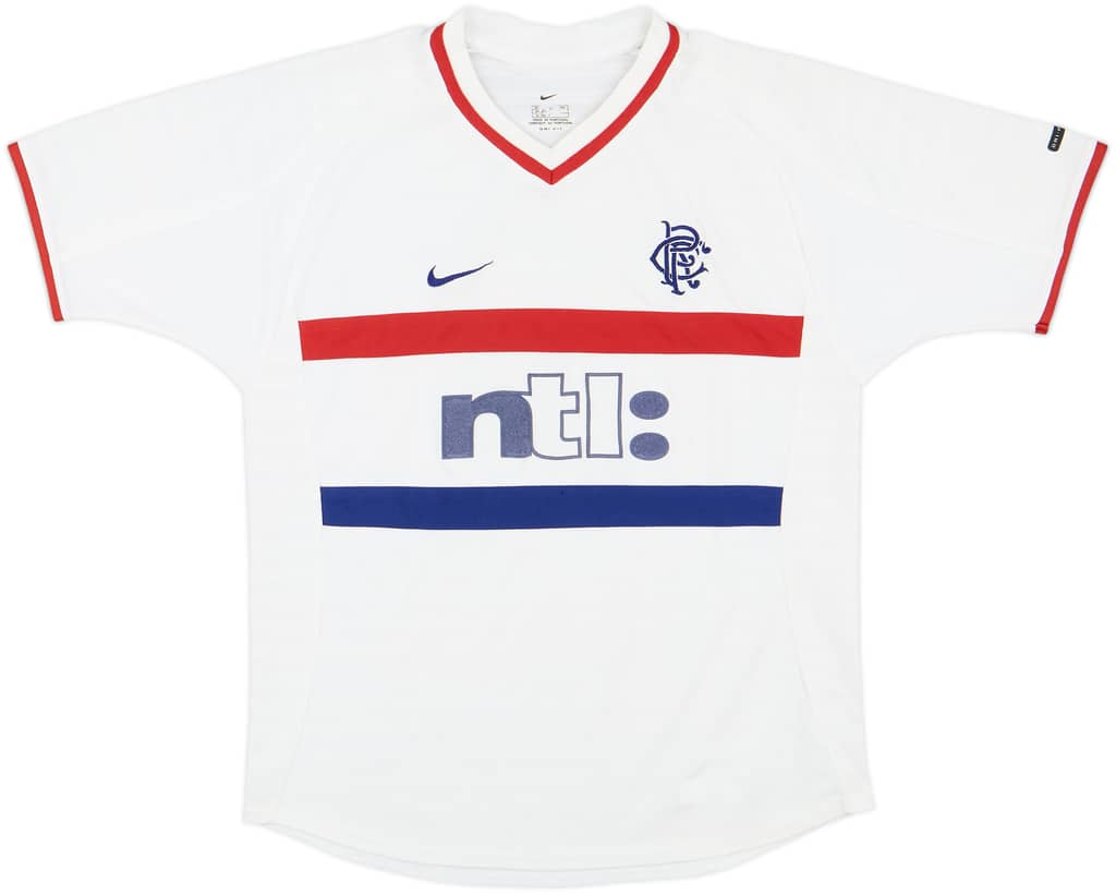 2000-01 Rangers Away Shirt - 7/10 - (XL.Boys)