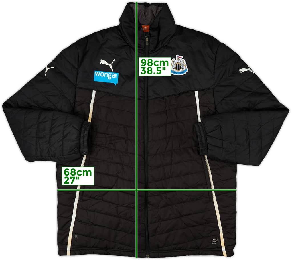 2013-14 Newcastle Puma Padded Bench Coat - 7/10 - (XL)
