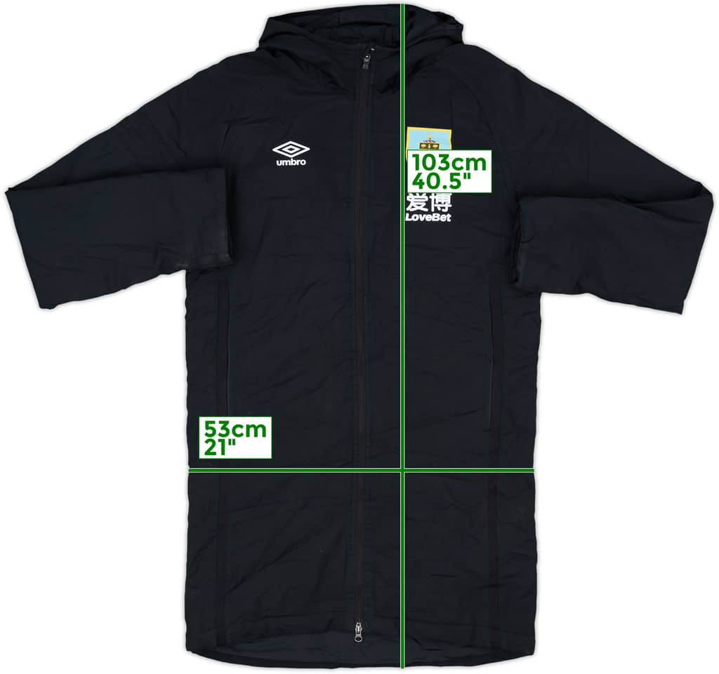 2020-21 Burnley Umbro Padded Bench Coat - 9/10 - (M)