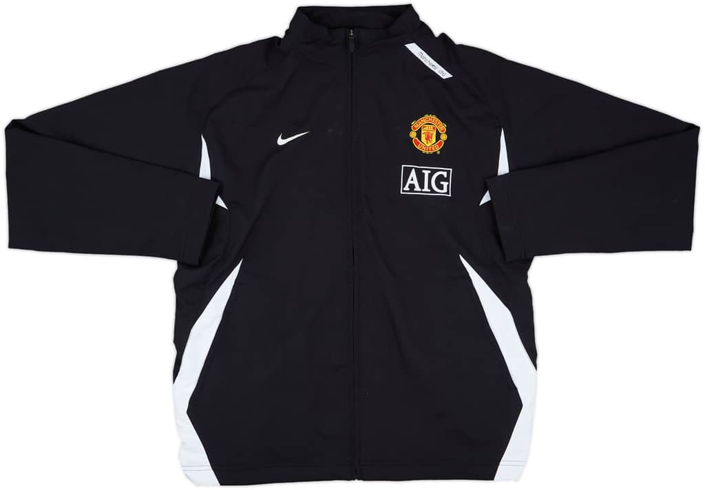 2007-08 Manchester United Nike Track Jacket - 7/10 - (L)