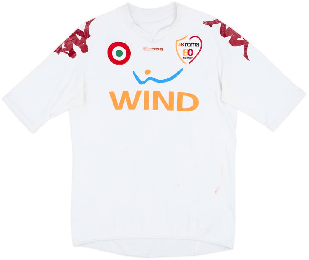 2007-08 Roma Away Shirt - 4/10 - (XL)