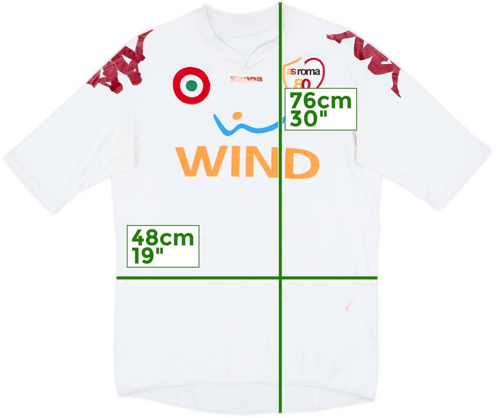 2007-08 Roma Away Shirt - 4/10 - (XL)