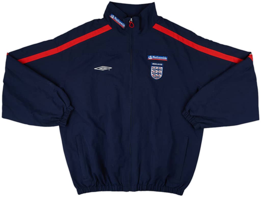 2004-06 England Umbro Track Jacket - 8/10 - (M)
