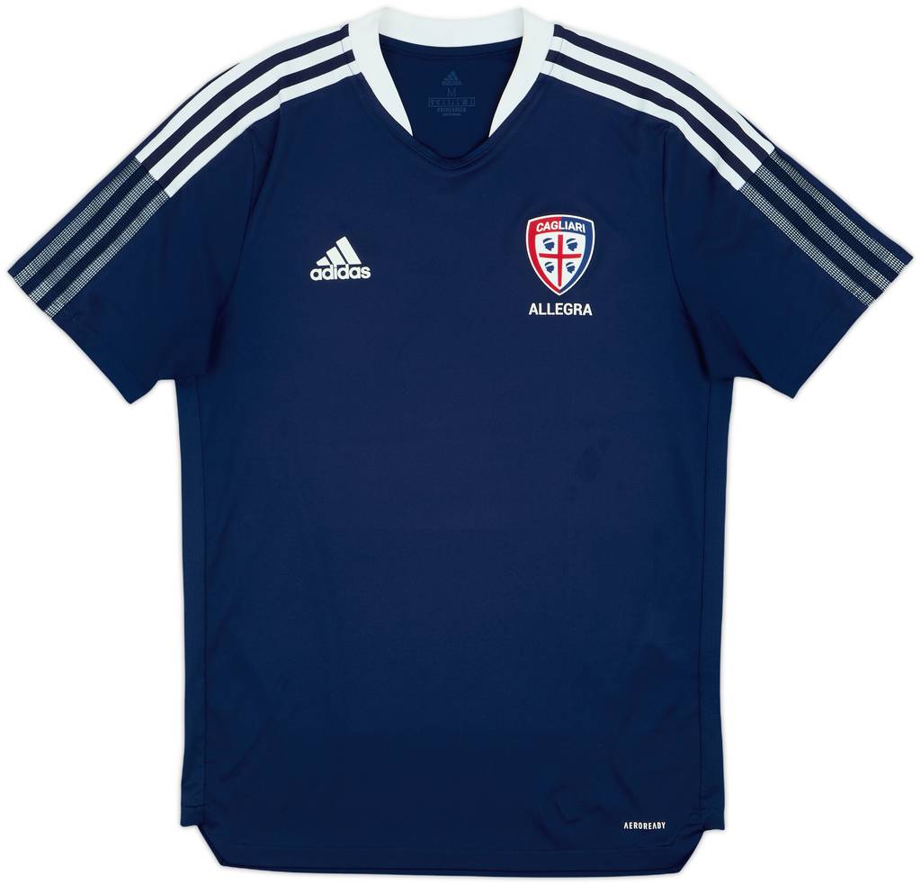 2020-21 Cagliari adidas Training Shirt - 9/10 - (M)
