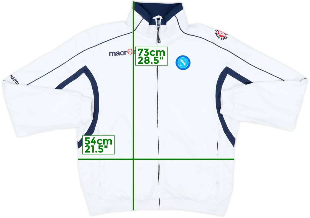 2009-10 Napoli Macron Track Jacket - 8/10 - (M)