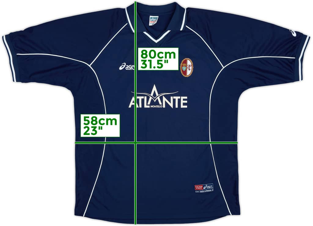 2001-02 Torino 'Primavera' Asics Training Shirt - 8/10 - (XL)