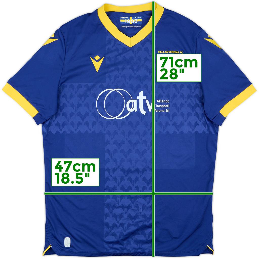 2022-23 Hellas Verona Home Shirt #9 - 8/10 - (S.Boys)