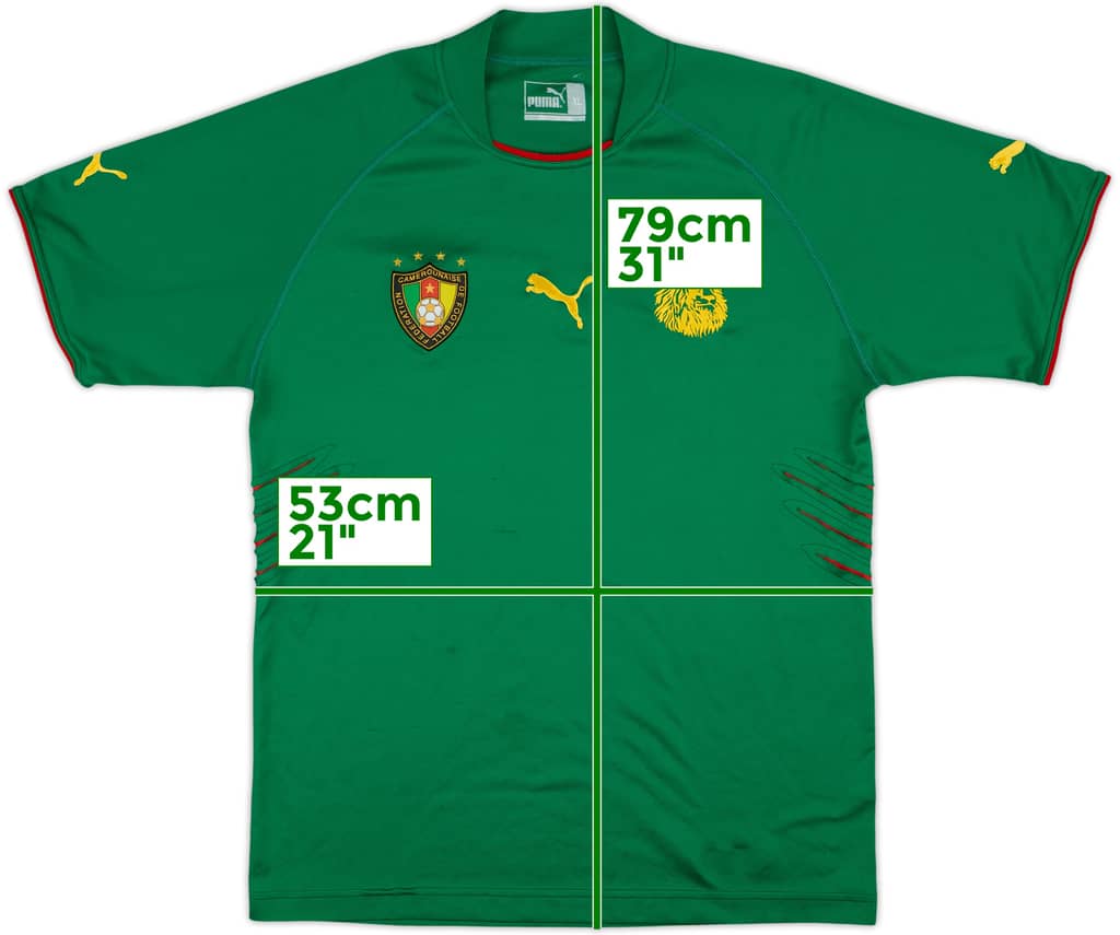 2004-06 Cameroon Home Shirt - 8/10 - (XL)