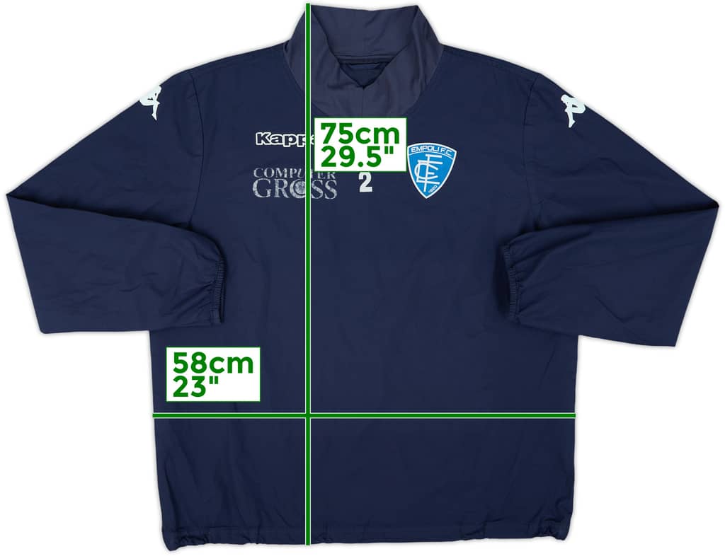 2019-20 Empoli Player Issue Kappa Drill Top #2 - 6/10 - (XL)