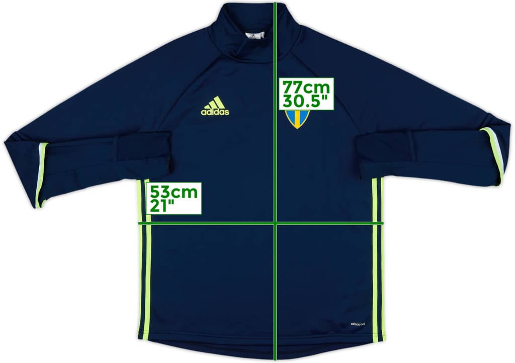 2016-17 Sweden adidas Drill Top - 8/10 - (M)