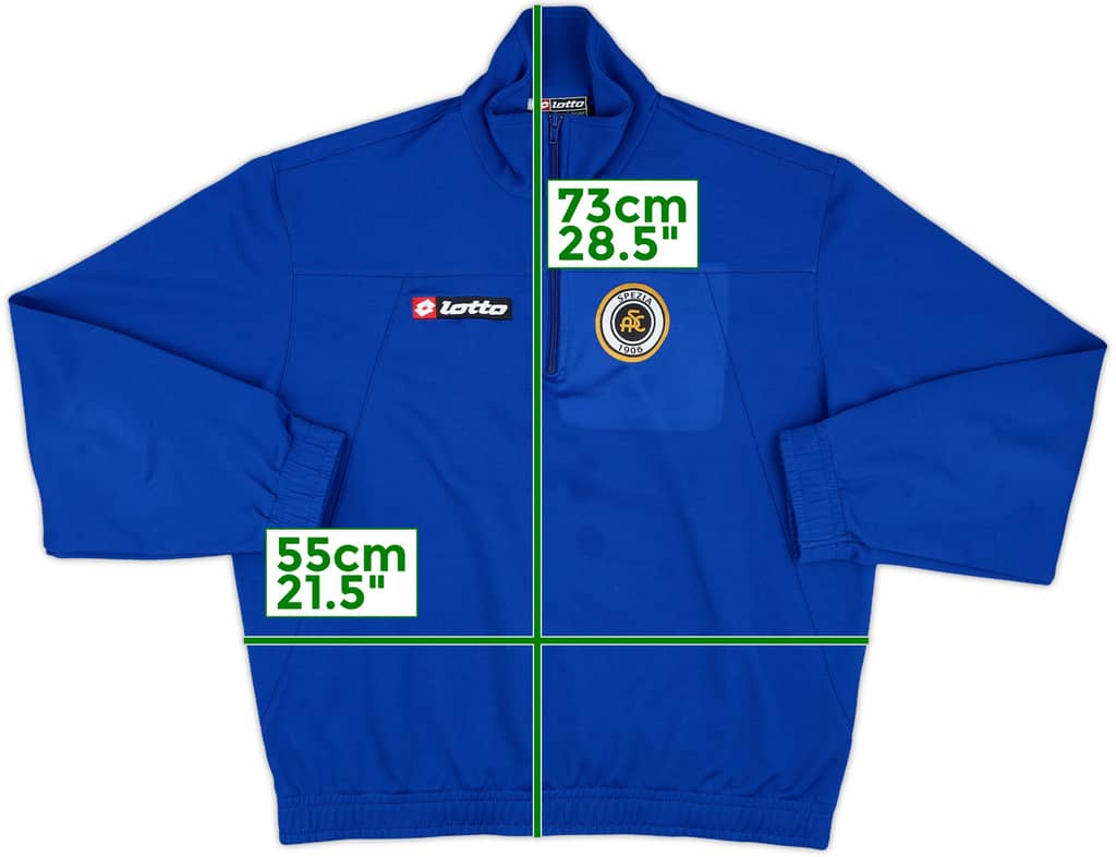 2012-13 Spezia Lotto 1/4 Zip Drill Top - 8/10 - (L)