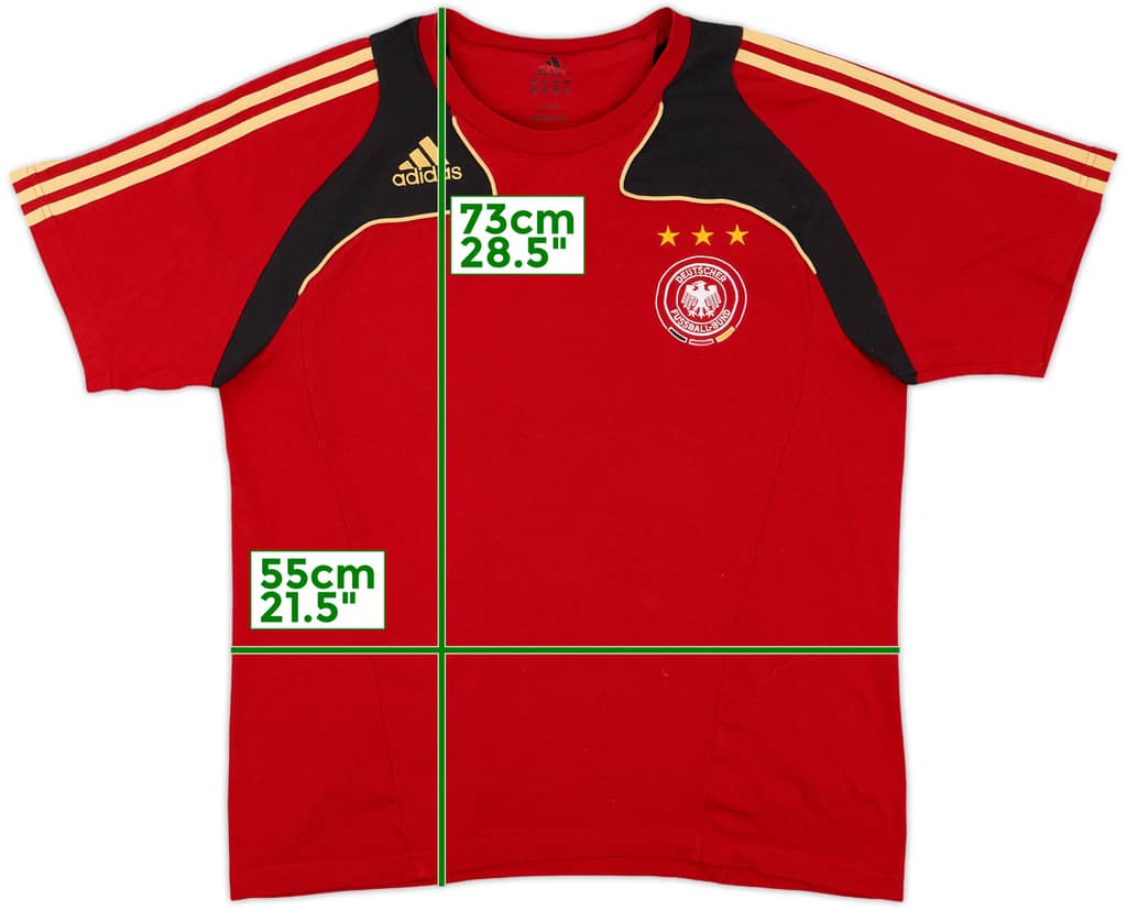 2007-08 Germany adidas Cotton Tee - 8/10 - (L)