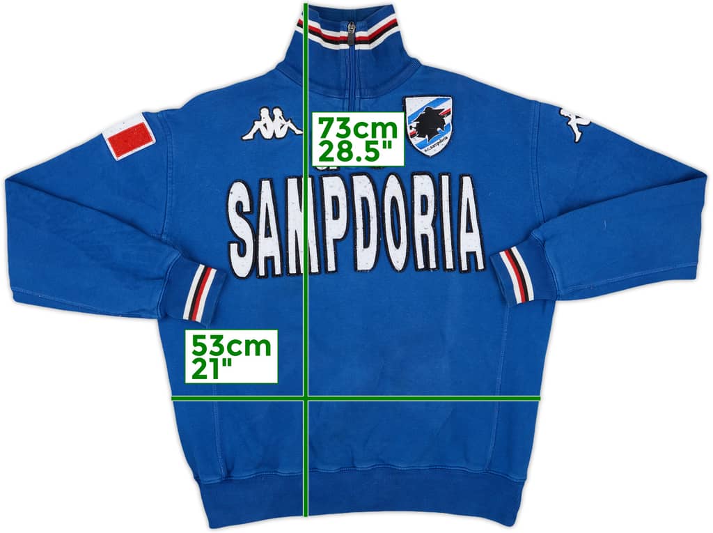 2009-10 Sampdoria Kappa Track Jacket - 6/10 - (L)